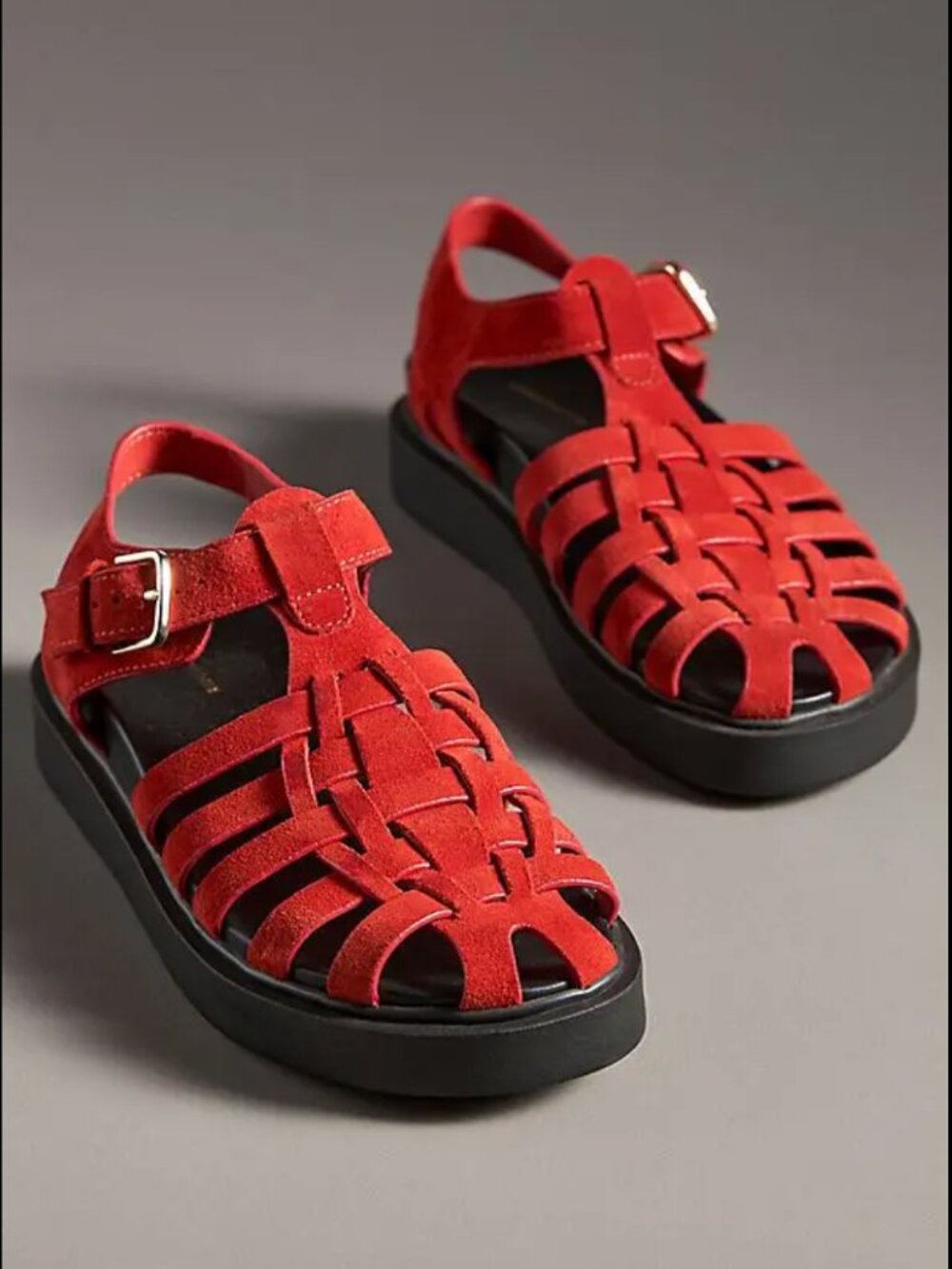 Anthropologie Footbed Fisherman Flats - sz 41 / 10.5 medium